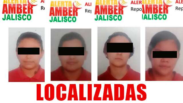 Nadia, de 15 años; Ximena, de 13, Elizabeth, de 17 años; y Diana de 16. Las tres primeras fueron localizadas la noche de este lunes y finalmente Diana la mañana de este martes.