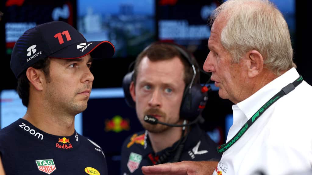 Helmut Marko confía en que Checo se mantendrá en segundo lugar en el campeonato de pilotos.
