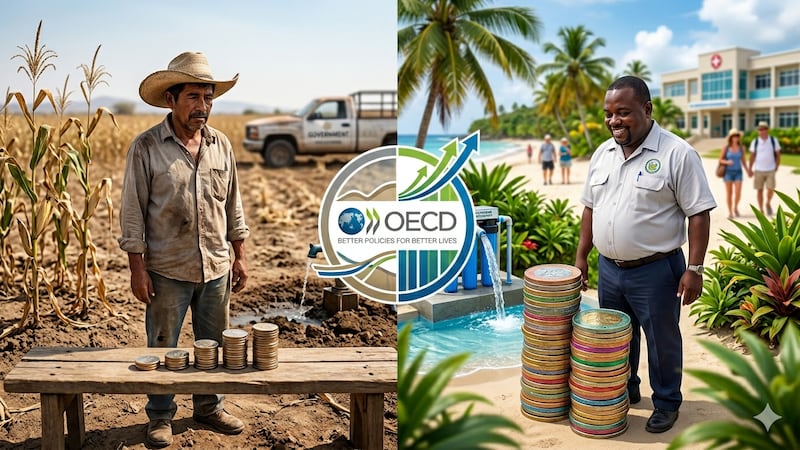 México recauda menos que el Caribe: OCDE exhibe rezago fiscal