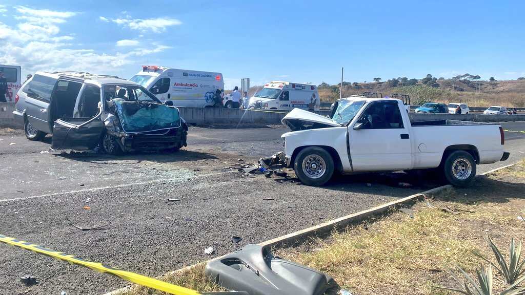 Los lesionados fueron trasladados a diferentes puestos de la región.