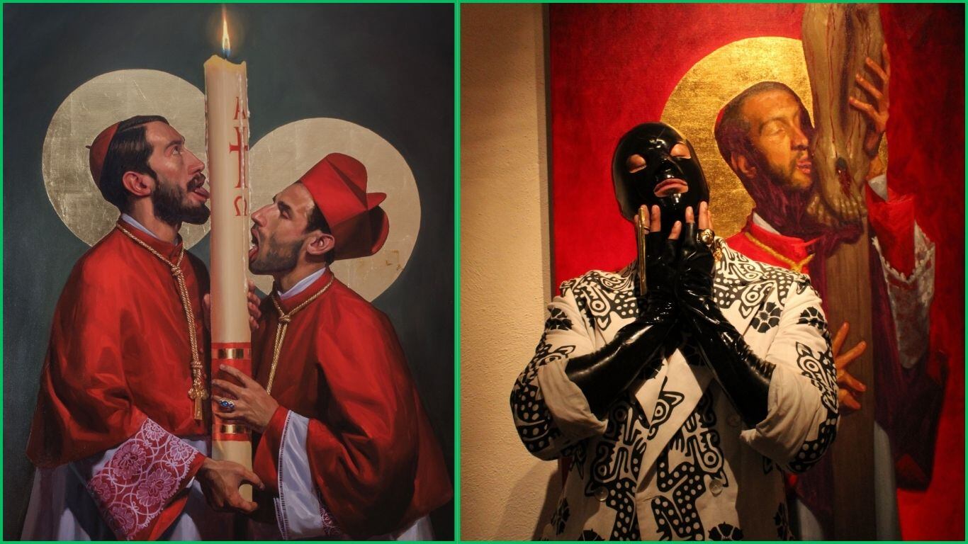 Fabián Cháirez y su arte provocador frente a la religión