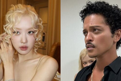 ¿Bruno Mars celoso? Lanza polémico comentario al ver a Rosé de Blackpink con otro hombre