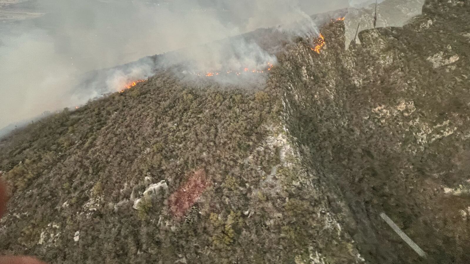 El incendio más reciente se registra en el Cerro del Fraile.
