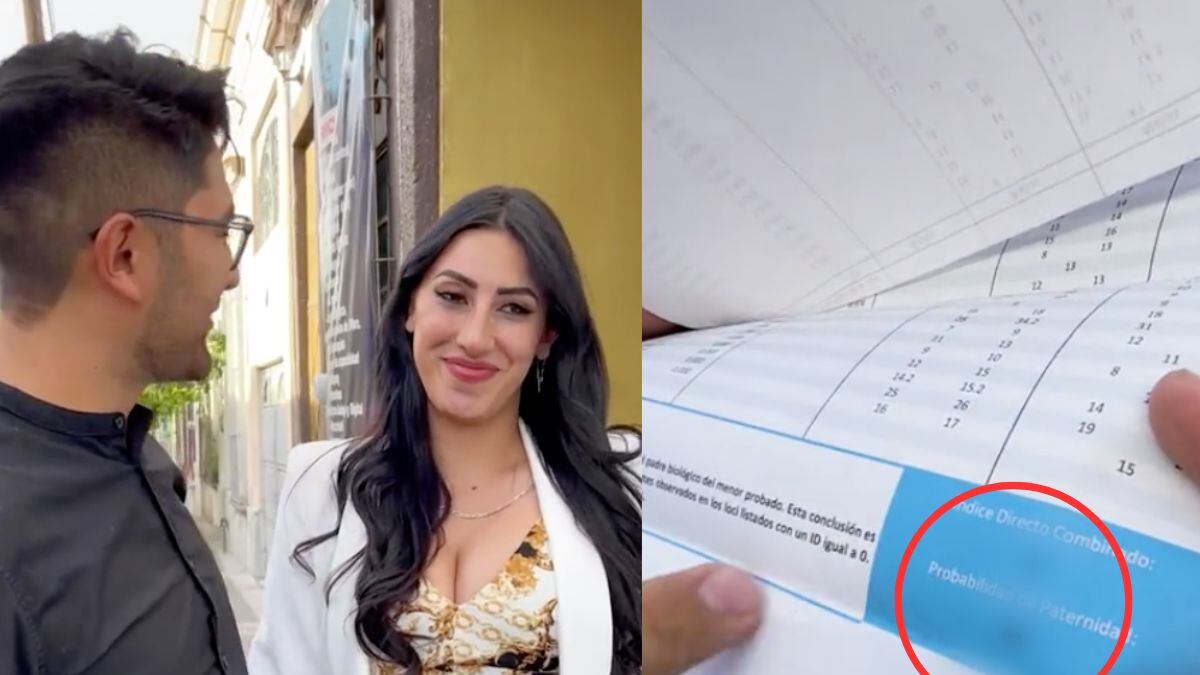 Se viraliza video donde hombre ve el resultado de prueba de paternidad por 50 mil pesos.