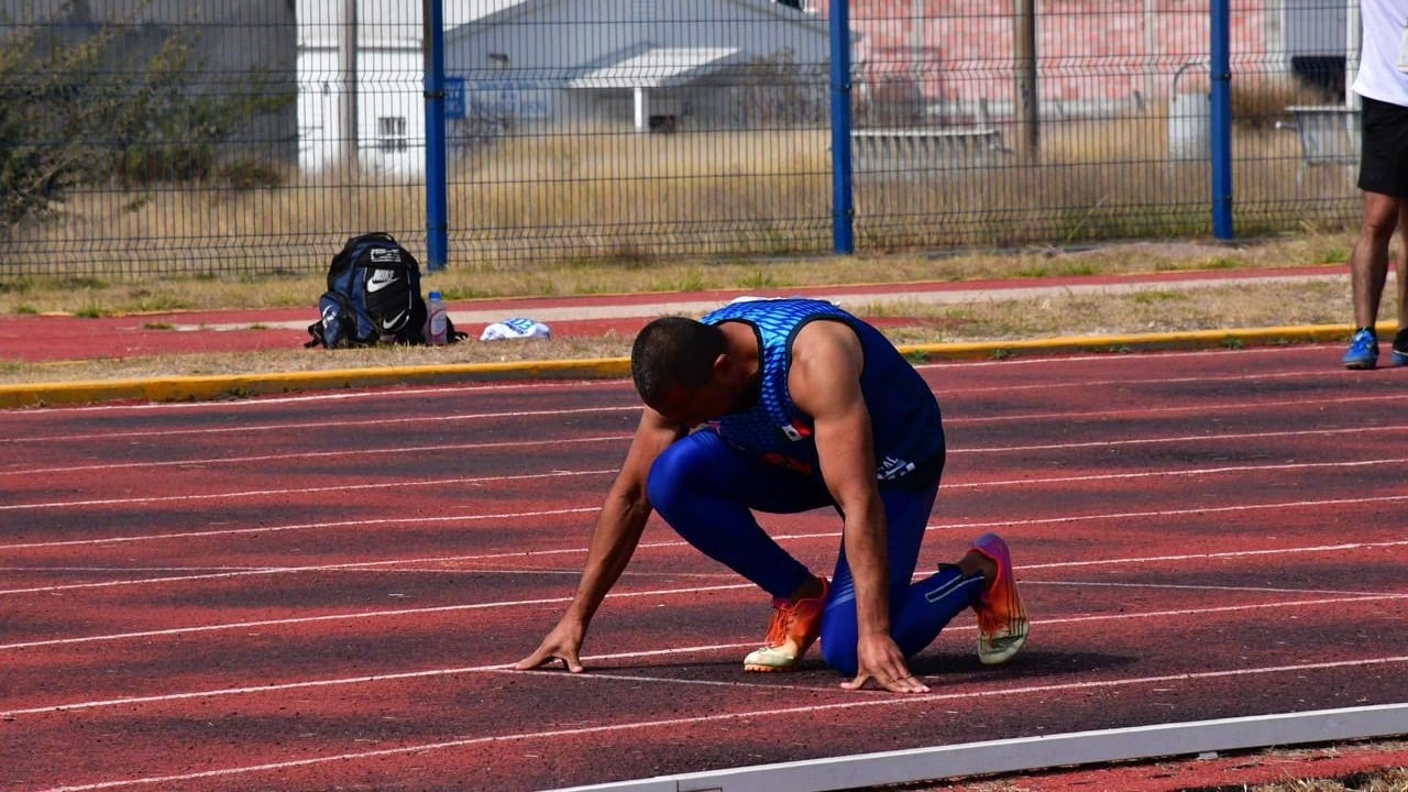 El velocista Uriel Hernández