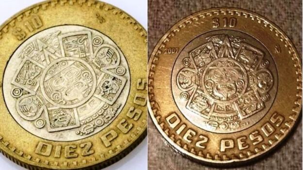 Monedas 10 pesos