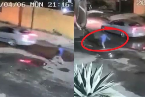 ¿Lo abandonaron? Video capta a niño de 5 años corriendo tras vehículo en Tlalpan