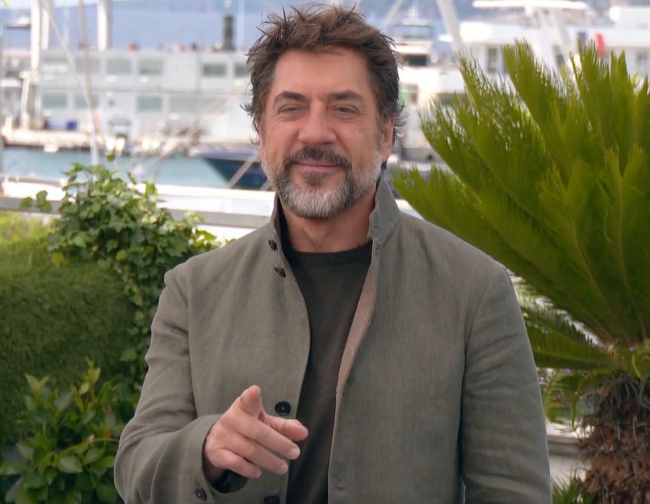 El actor español Javier Bardem, de 57 años, está en el festival de cine presentando su má reciente película ‘El ser querido’. Foto: captuta de pantalla.
