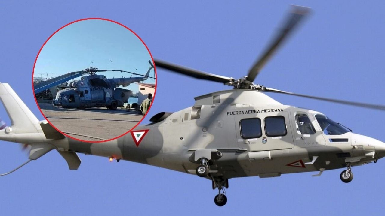 Se desploma helicóptero de la Marina