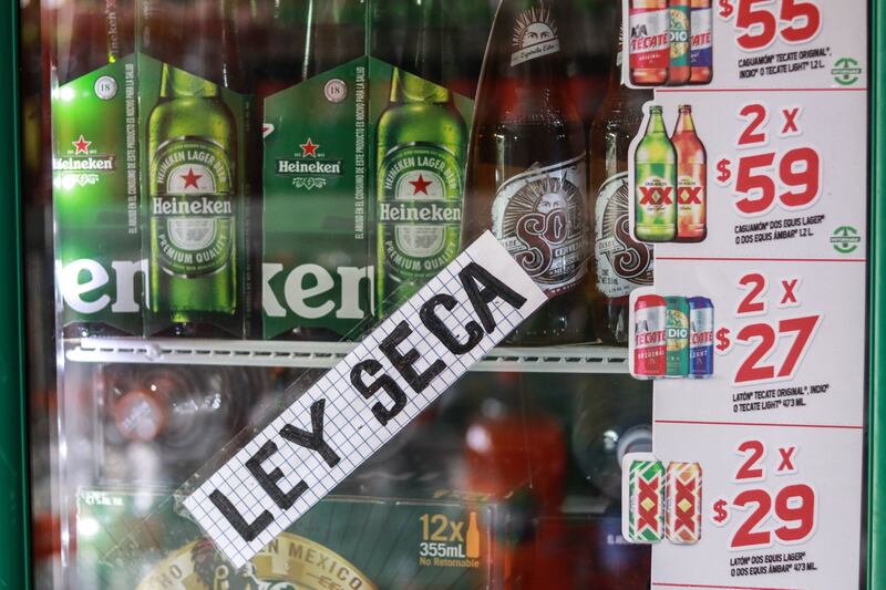 Ley Seca en CDMX. Foto: Cuartoscuro