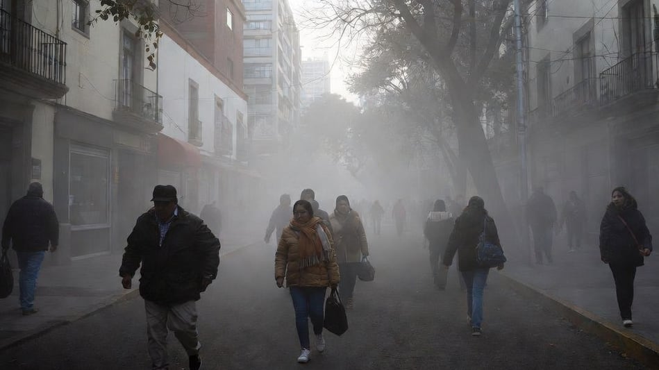 El descenso térmico persistirá en la capital este martes, en línea con los efectos del Frente Frío 19