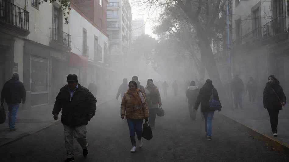 El descenso térmico persistirá en la capital este martes, en línea con los efectos del Frente Frío 19
