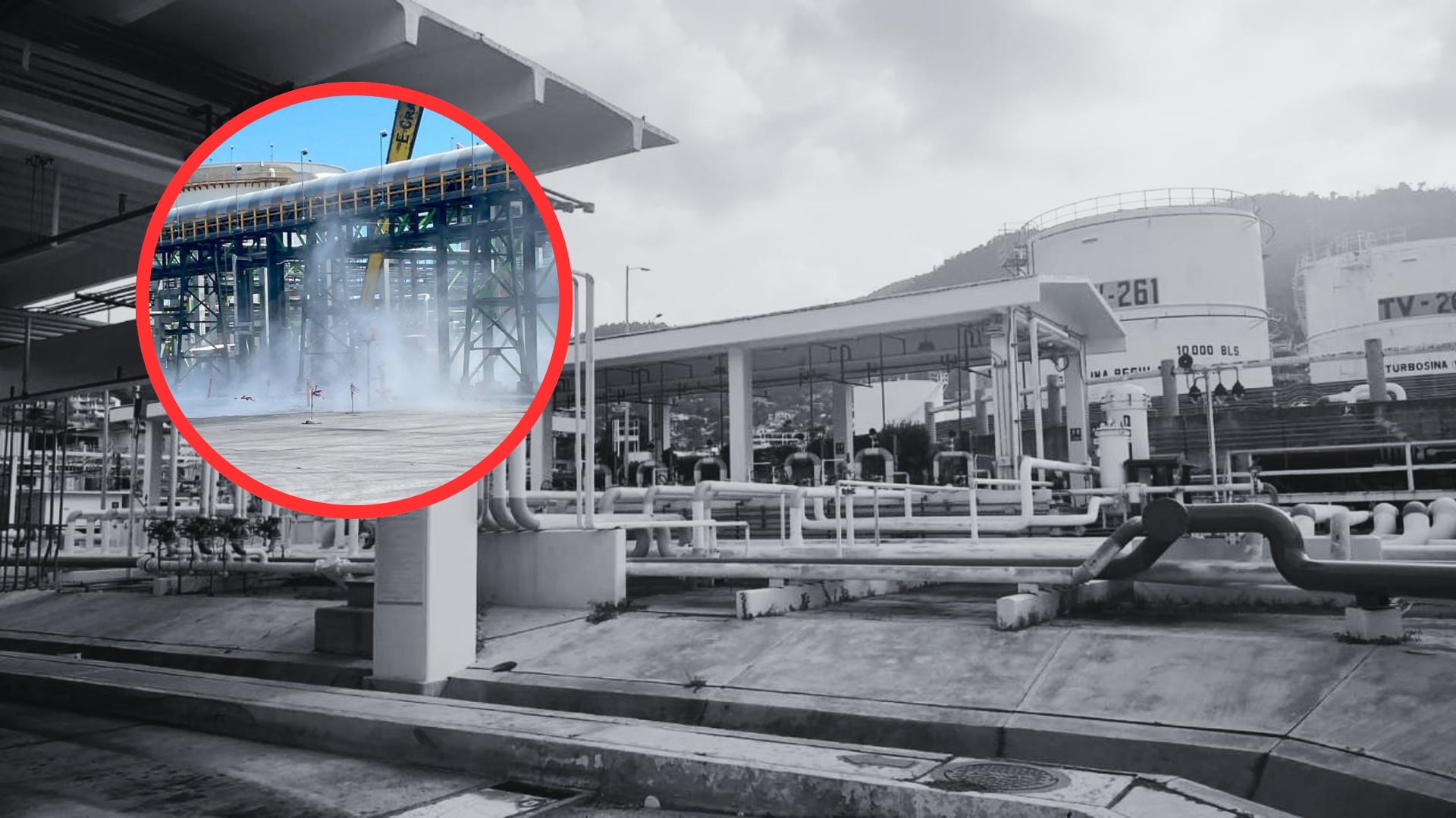 Videos difundidos en redes sociales encendieron alertas sobre una posible fuga en Dos Bocas