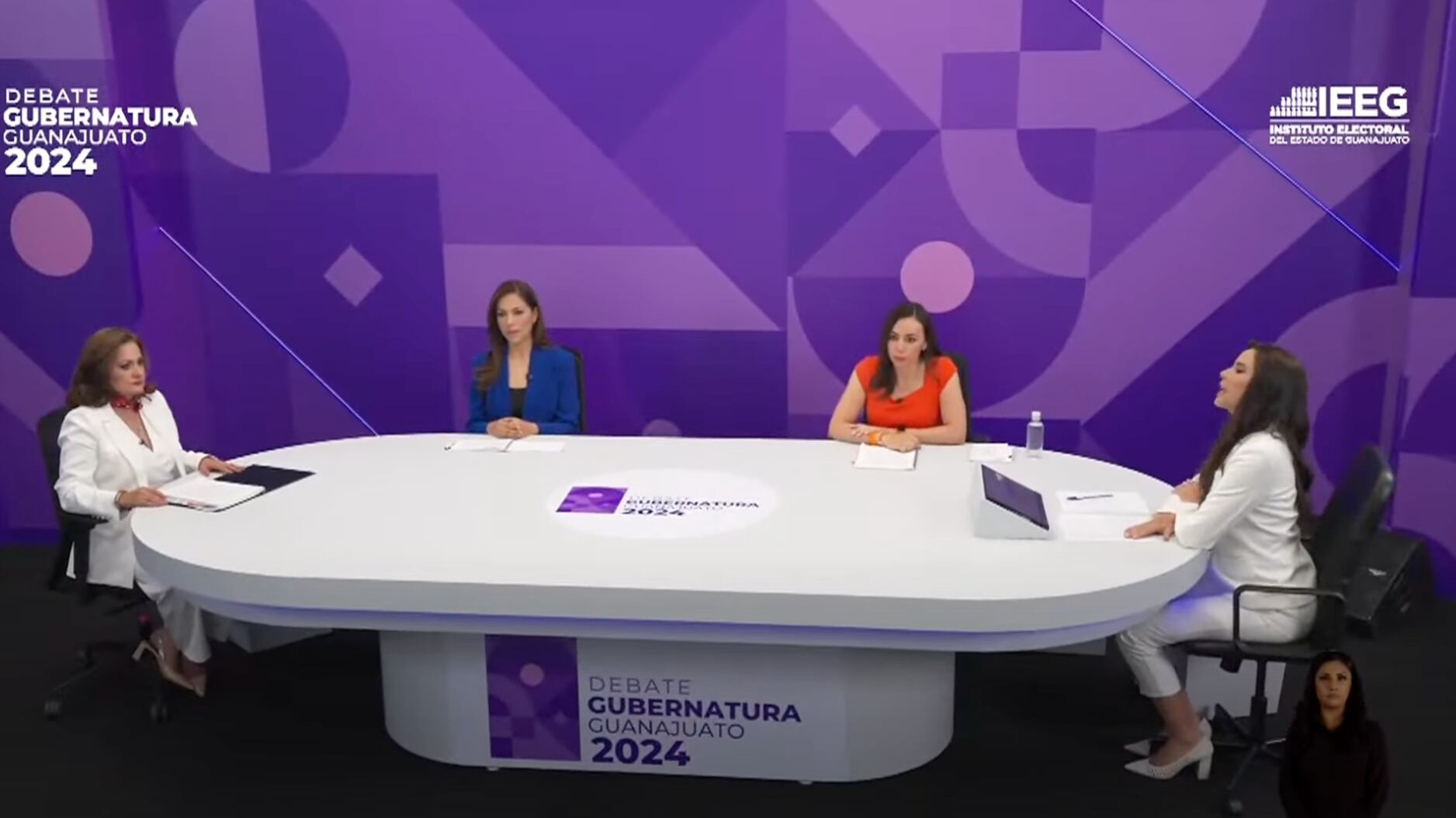 En elección histórica debaten las tres candidatas a la gubernatura.