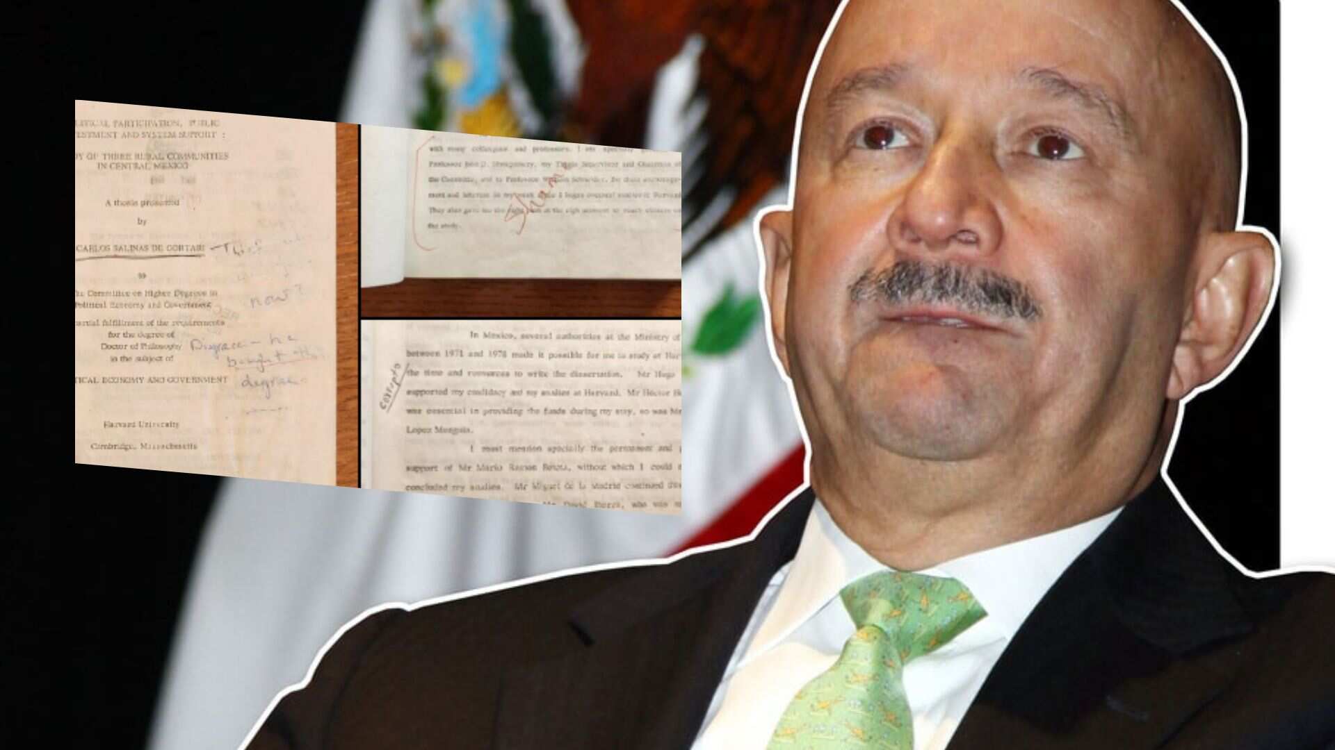Carlos Salinas se graduó de la maestría en administración pública en 1973, de la maestría en economía política en 1976 y del doctorado en economía política y gobierno en 1978.