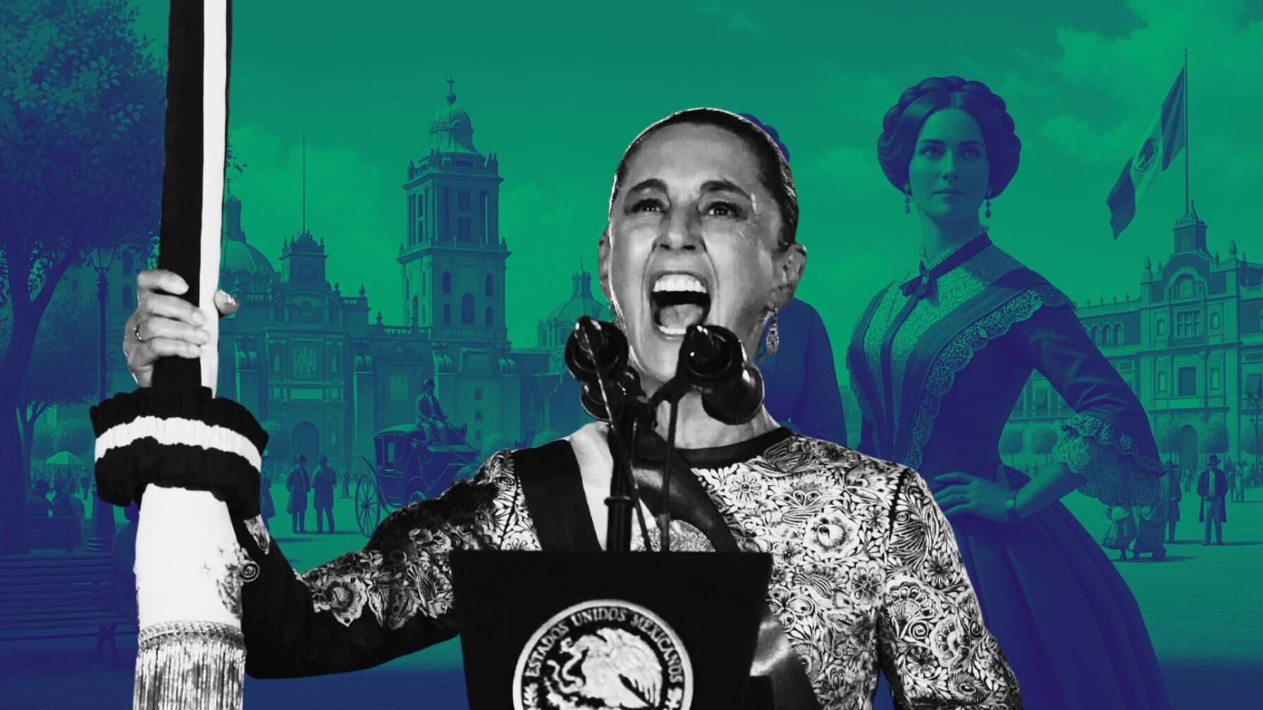 Claudia Sheinbaum explicó en la mañanera que omitió “de Domínguez” porque las mujeres no son de nadie.