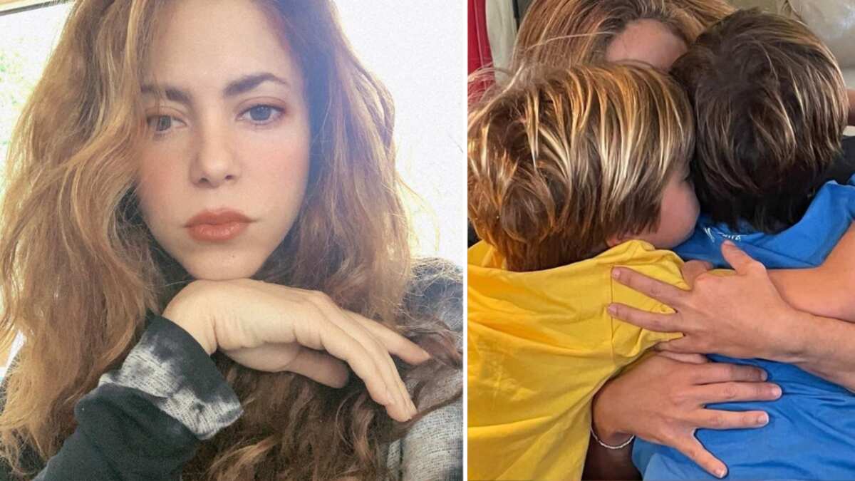 Shakira junto a Sasha y Milán