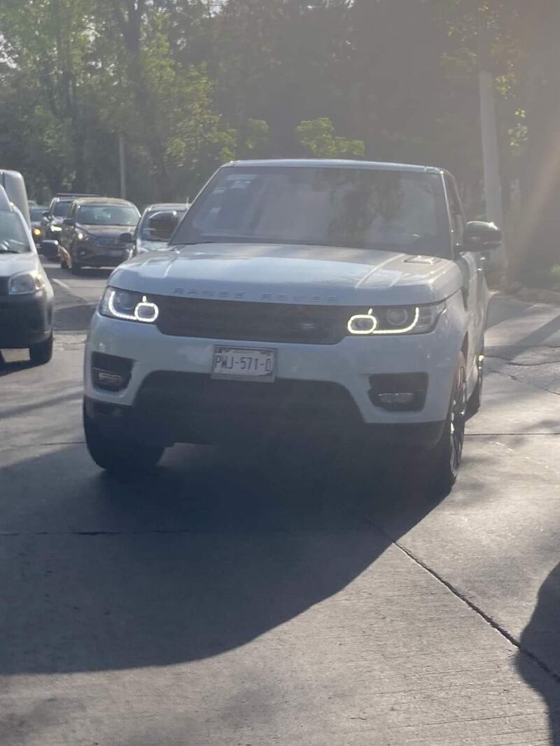 La camioneta del presunto responsable.