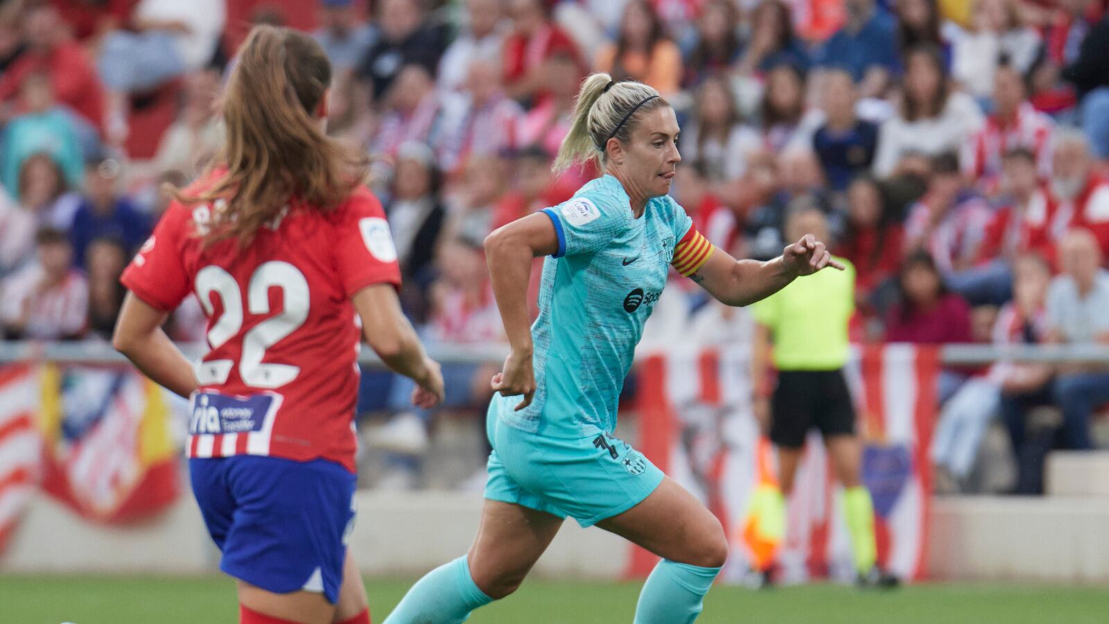 Alexia Putellas anotó el gol de la vitcoria culé contra el Atlético de Madrid a los 51 minutos del encuentro.