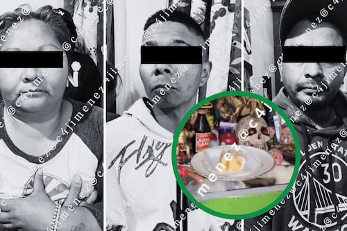 ¡Le ofrendaban pastel al diablo! Caen tres traficantes en Coyoacán