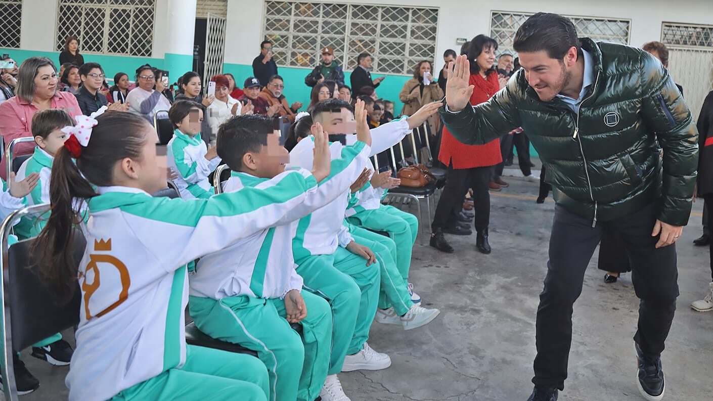 Samuel García señaló que la educación es lo más importante para el Gobierno de NL.