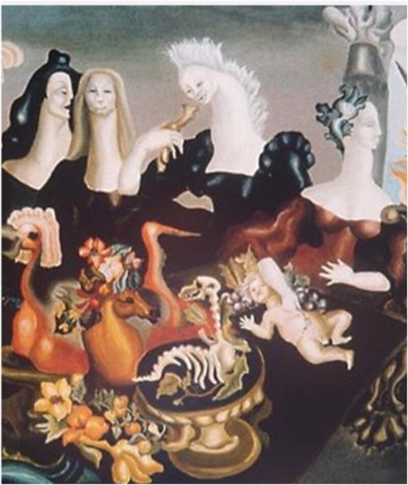 Pintura de Leonora Carrington.
