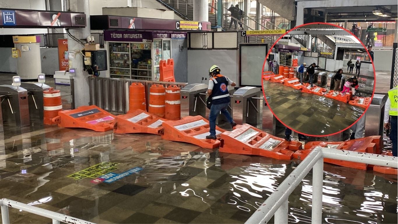 Pantitlán inundado