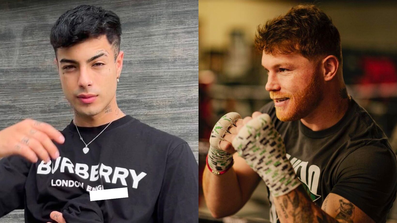 Naim Darrechi retó a golpes al Canelo Álvarez.