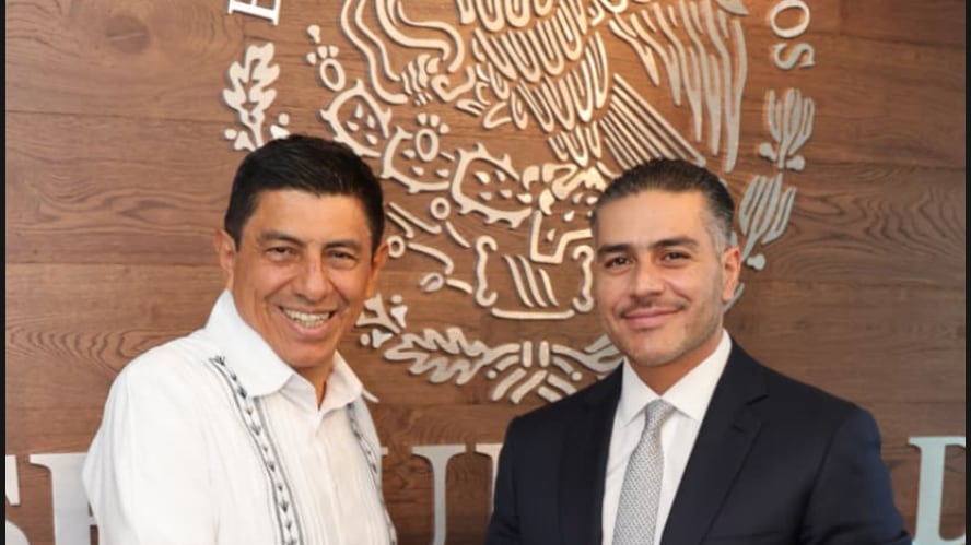 Salomón Jara y Omar García Harfuch