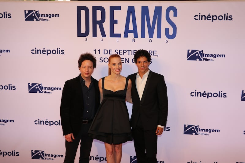 Michel Franco y Jessica Chastain
