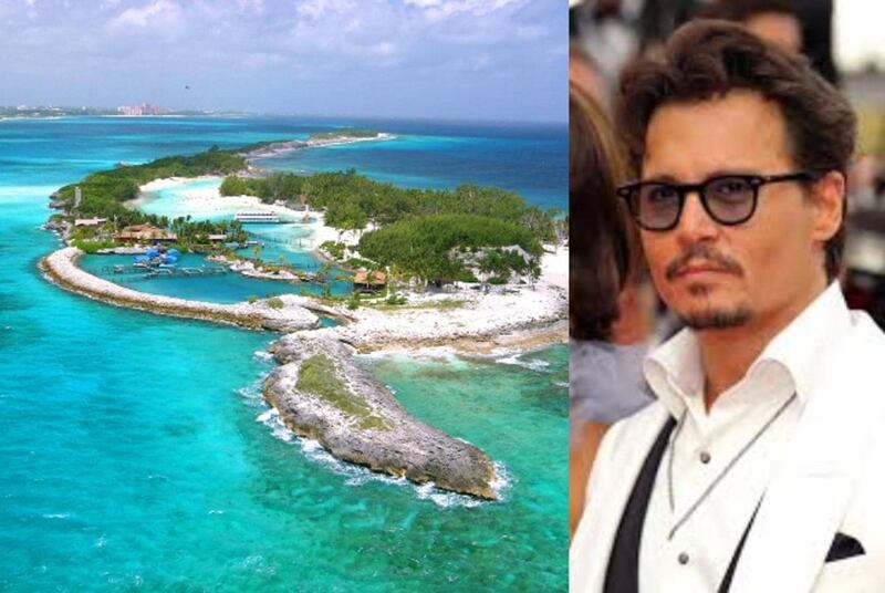 Johnny Deep su mansión en el Caribe