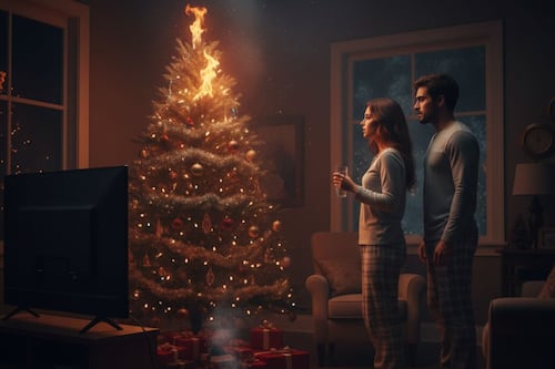 Tu árbol podría incendiarse hoy: Cortocircuitos por luces navideñas disparan incendios en casas