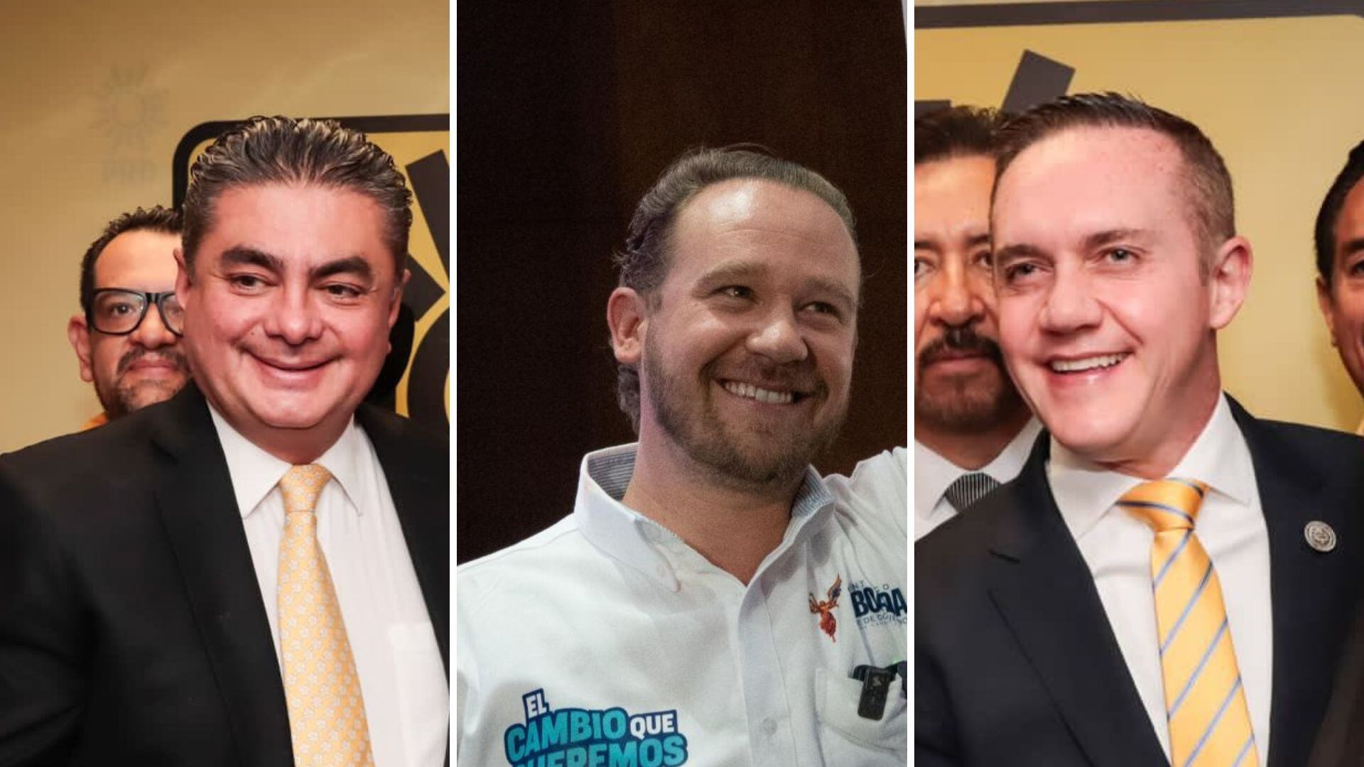 Precandidatos de la oposición.