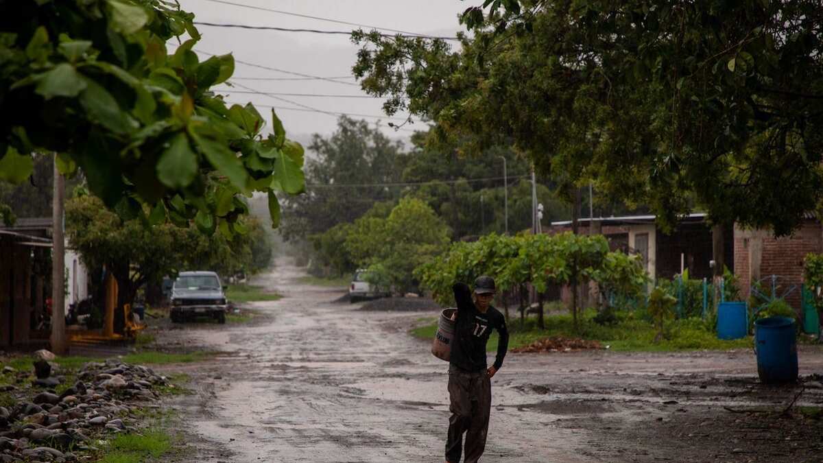 Daños por las lluvias en Michoacán