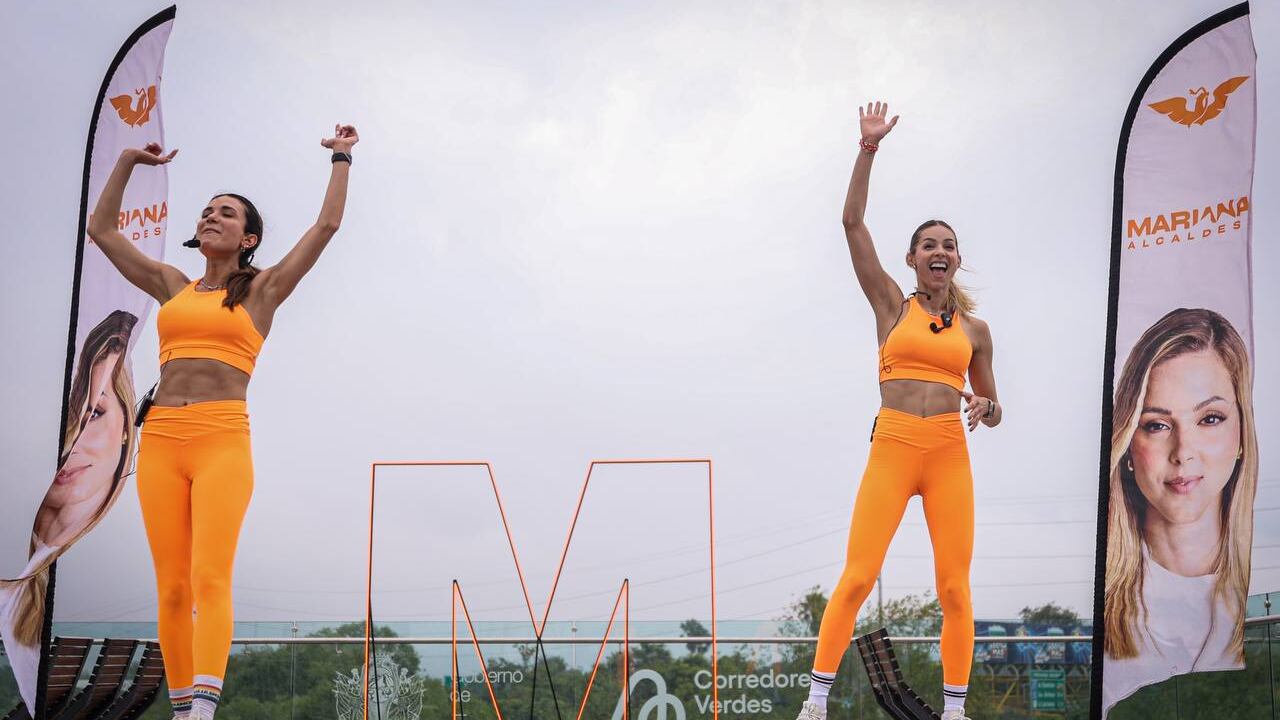 El Corredor del Parque España estuvo lleno de personas con ganas de quemar calorias.