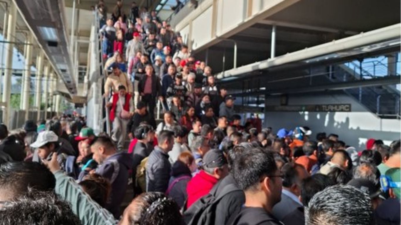 Alta demanda en el Metro de la CDMX