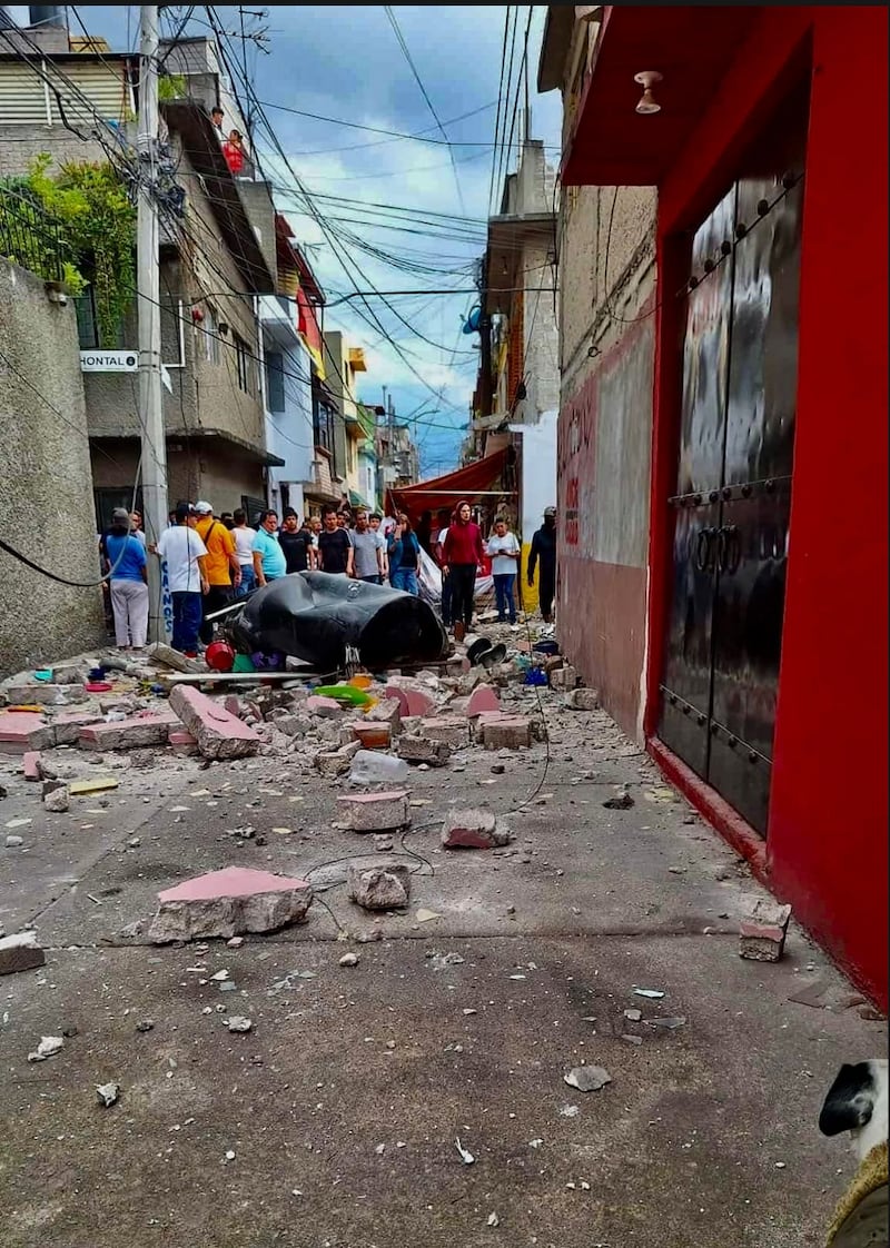 Explosión de gas Lpn en casa