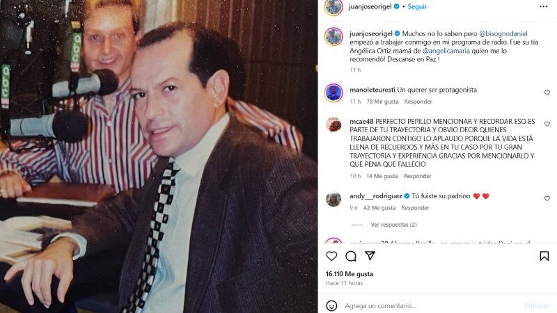 Daniel Bisogno entró a trabajar con 'Pepillo' Origel por recomendación por su tía.