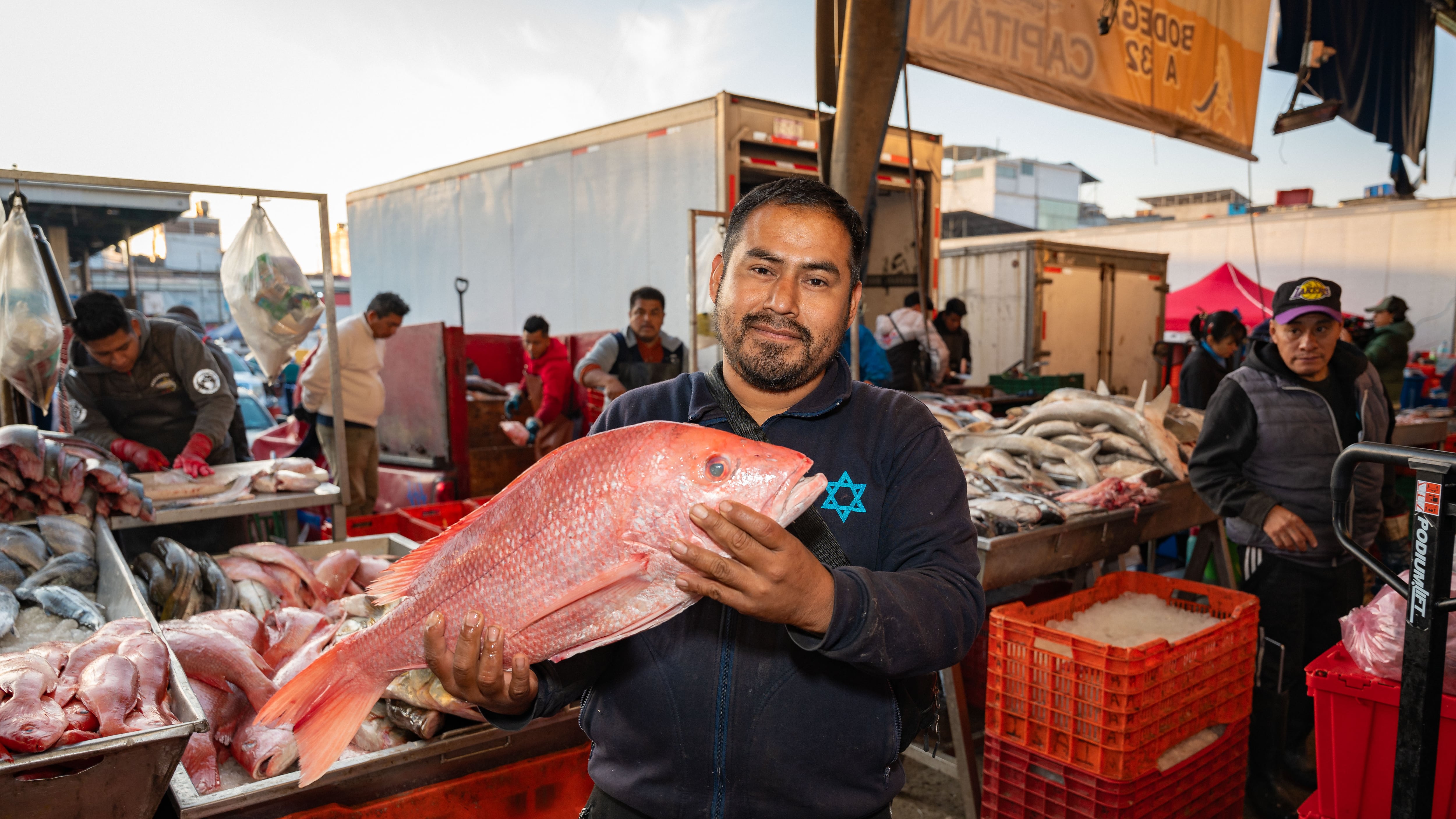Semana Santa compra de mariscos