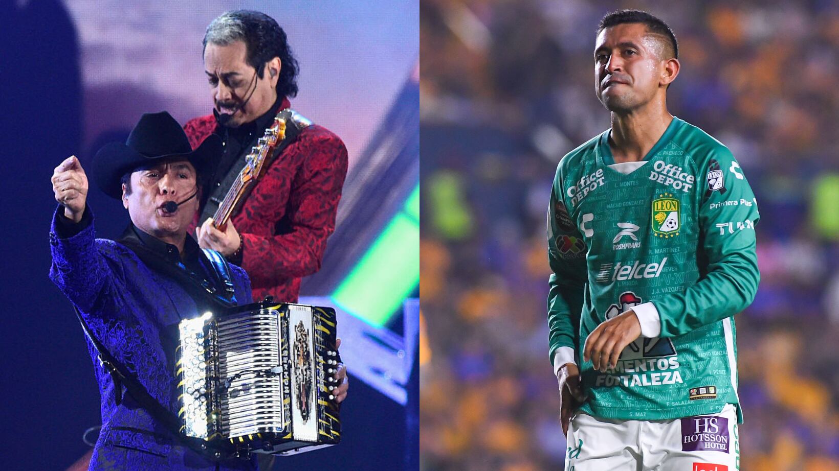 Los Tigres del Norte se reunieron con jugadores de León.