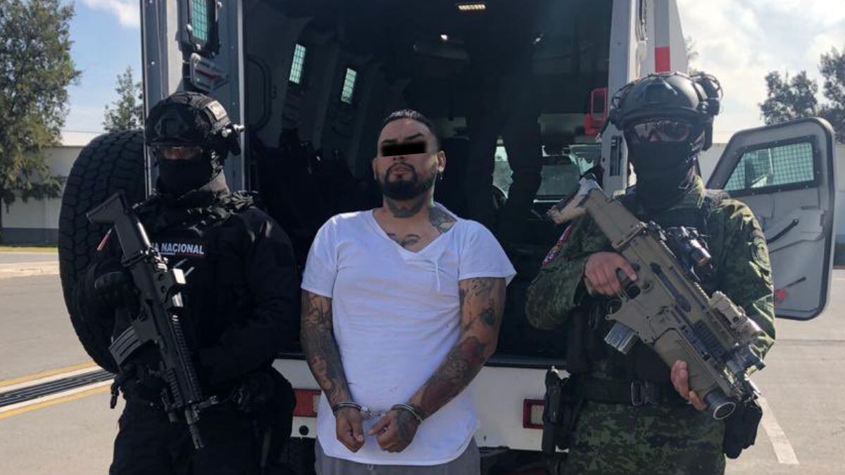 Detienen a 'El Tartas', jefe de plaza del Cártel del Noroeste en Nuevo Laredo.