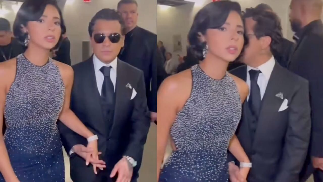 Captan desplante de Ángela Aguilar a Christian Nodal