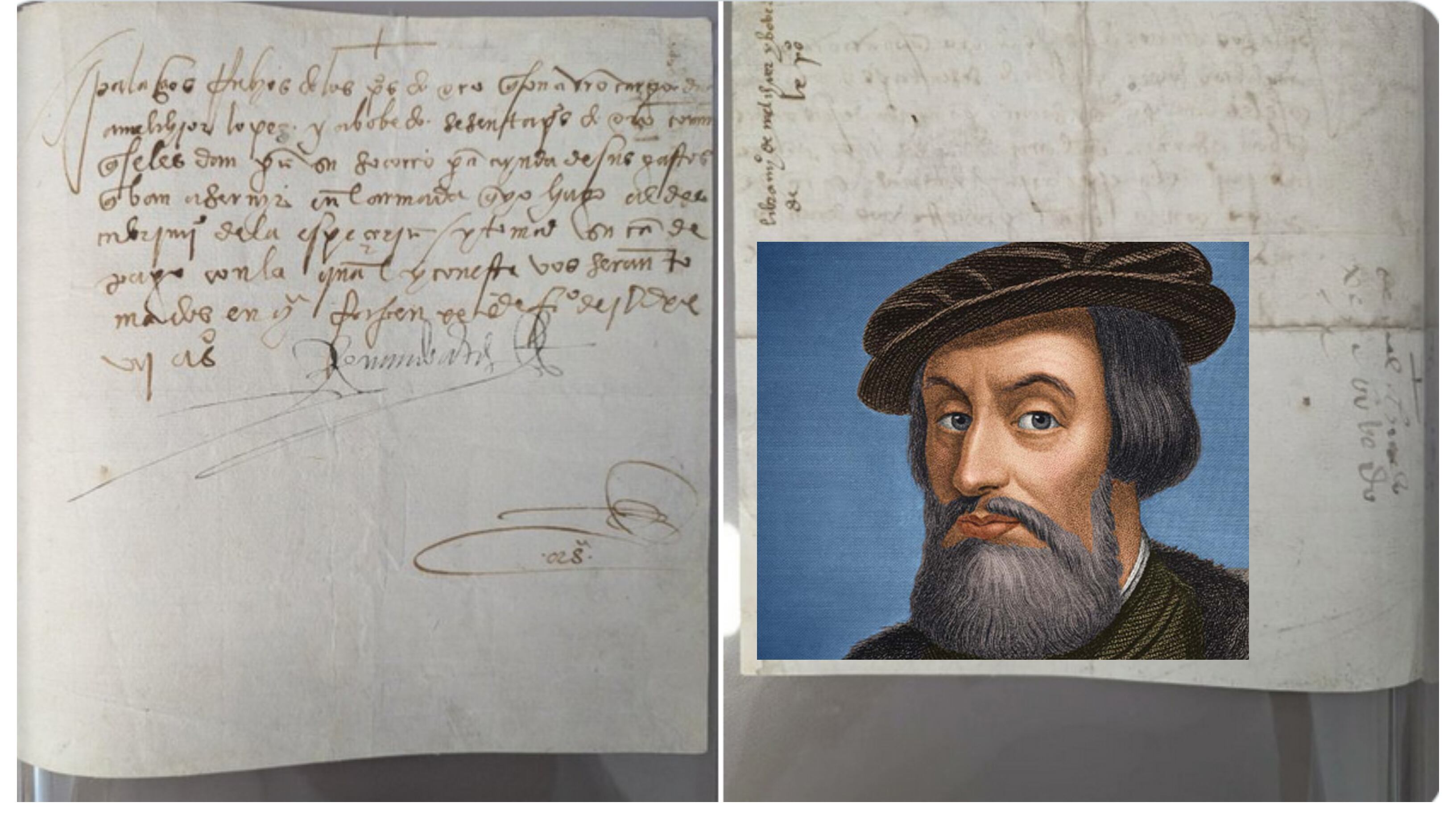Hernán Cortés manuscrito