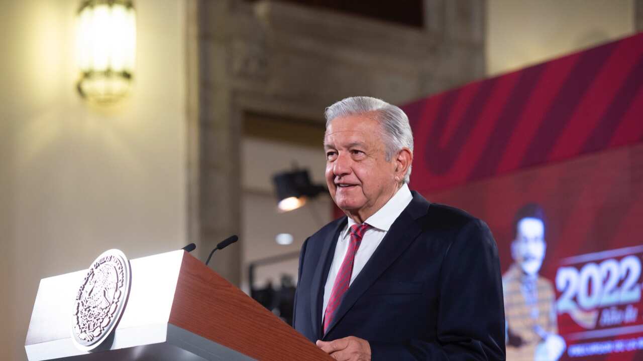 Andrés Manuel López Obrador en la mañanera