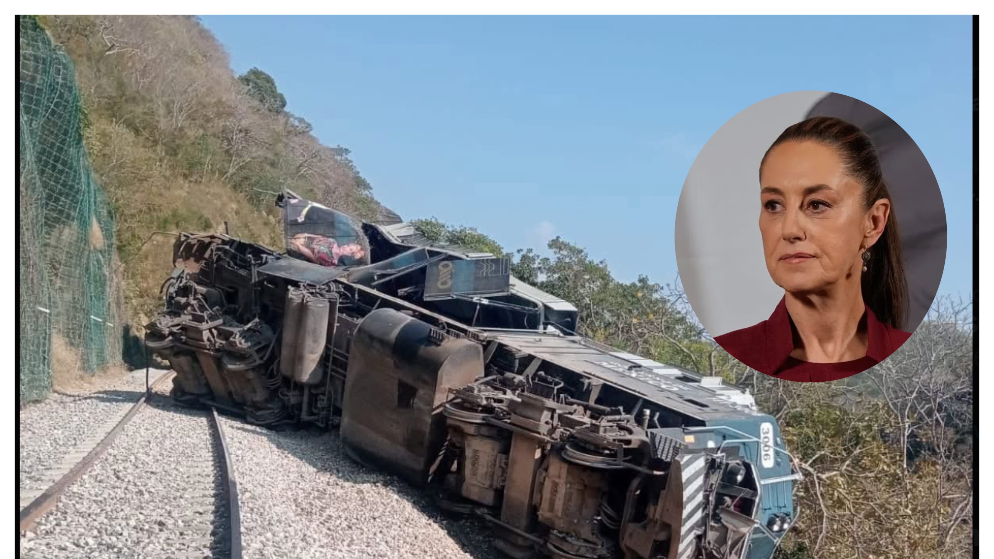 Presidenta accidente tren