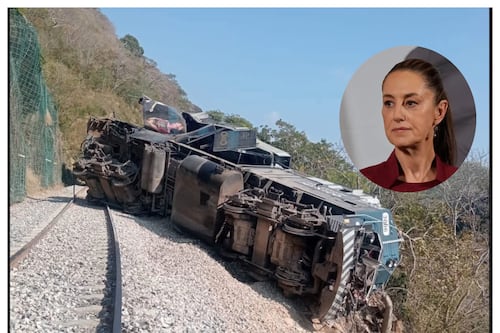 Sheinbaum expresa condolencias por tragedia del tren en Oaxaca