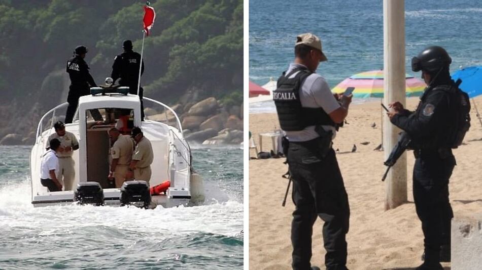 Balacera abordo de motos acuáticas enciende alarmas en Acapulco.