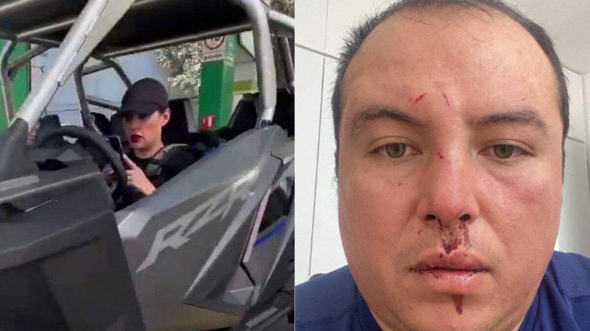 Guaruras de Sandra Cuevas golpean a peatón tras casi atropellarlo con su ‘buchonmóvil’