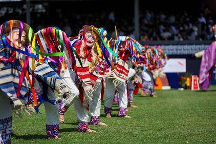 Música y trajes típicos animan la fiesta del Longines Global Champions Tour México