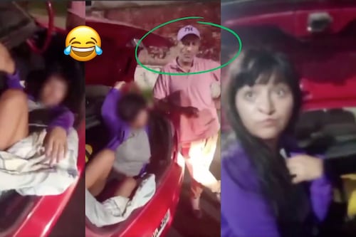 ¡Tóxica! Lo detienen en alcoholímetro y su esposa aparece en la cajuela; se metió para vigilarlo por celos